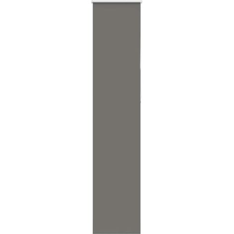 Verdunkelungsrollo Grau 55x230 cm Stoffbreite 50,7 cm Polyester