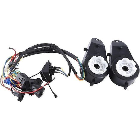 Compatible avec le faisceau de câblage et le kit d'interrupteur de modification DIY de voiture électrique pour enfants, accessoires de jouet à quatre roues motrices (moteur inclus). (1/5)