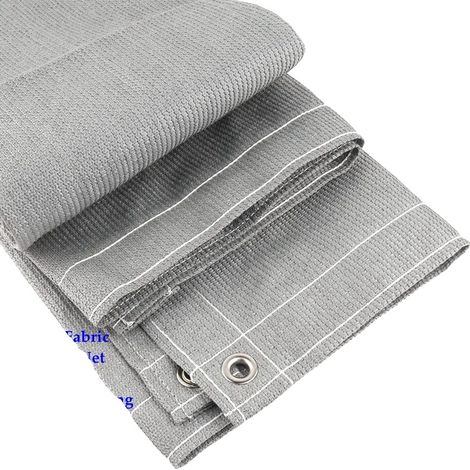 Tissu d'ombrage, protection UV, matériau HDPE durable, Couleur grise-a, 2m x 4m (1/2)