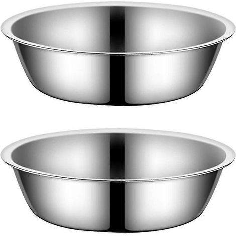 2 comederos para gatos, comederos de repuesto de acero inoxidable para gatos, comederos de metal para gatos (1/5)
