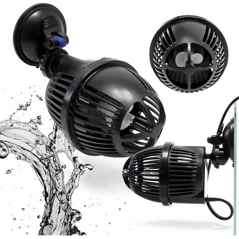 TrAdE Shop Traesio - Crea Onde Pompa Di Movimento 3 W 2500 L/h Acquario Marino Barriera Reef Jvp-100 - (1/2)