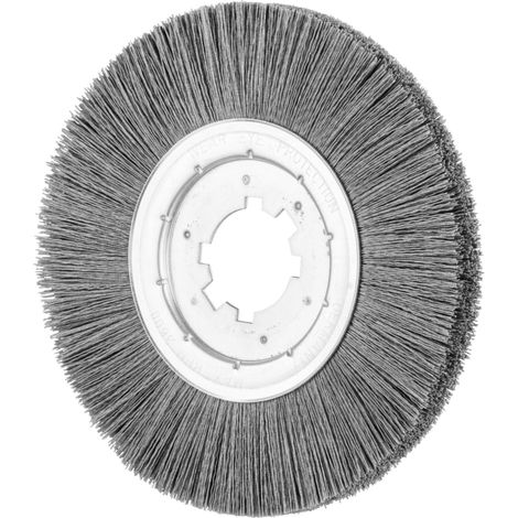 PFERD TOOLS Rundbürste ungezopft RBU Ø 250x15x50,8 mm Bohrung SiC-Filament-Ø 0,55 mm Korn 120 stationär
