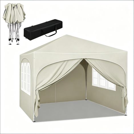 Tente de toit avec sac de transport, toile extérieure, protection solaire instantanée, tente de réception (tente seule)