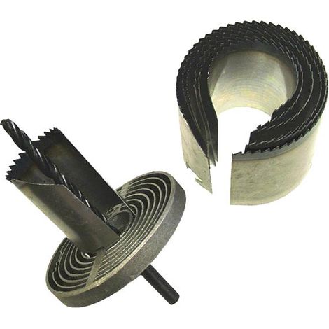 Faithfull 7-Piece Multi-Holesaw Set (26-63mm) for Precise Cutting (1/3)