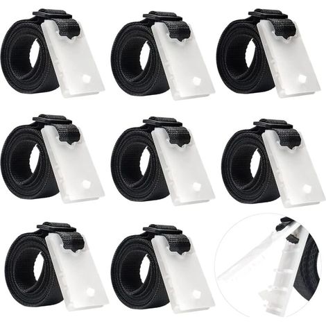 Sangles de fixation, accessoires pour enrouleur de parasol, jeu de roues pour parasol, sangles de serrage pour bâche de piscine (1/4)
