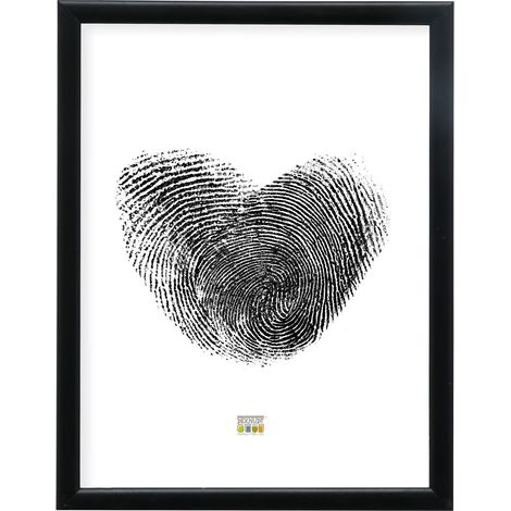 Cadre Bois Couleur Noir Photo 40x50cm S40CL2 (1/5)
