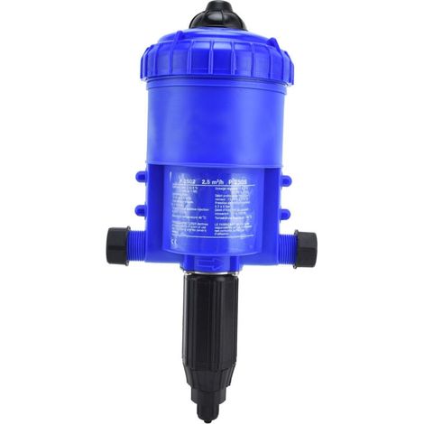 Enowelir Injecteur d'engrais à filetage mâle G3/4 à G1 Pompe doseuse pour distributeur de liquide chimique 0,2-2 % (1/4)