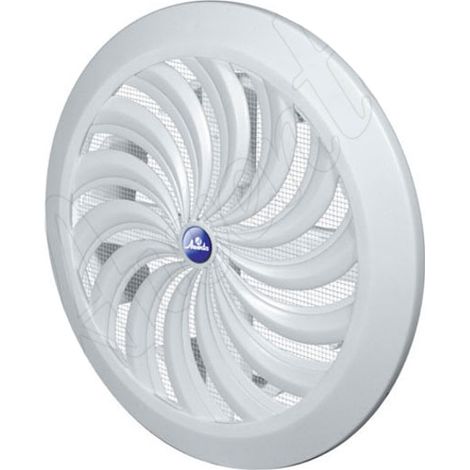 Grille d'aération murale 100-150mm – Obturateur anti-insectes – Installation rapide – Plastique durable – Compatible systèmes ventilation – Awenta (1/6)
