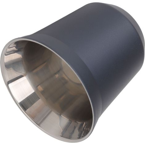 Mug isotherme en acier inoxydable 304 à double paroi, 80 ml, bleu foncé, idéal pour la maison et le camping. (1/5)