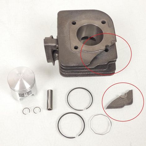 Kit Cylindre piston origine pour scooter Suzuki 50 Katana 1997 à (1/5)
