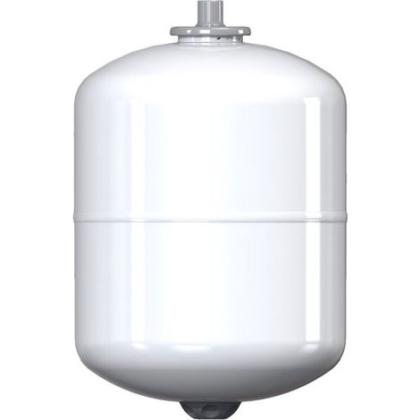 Vaso di espansione da 25 litri per impianto solare SOLARVAREM CE con glicole, a membrana fissa, con flangia in acciaio inox aggraffata, colore bianco R8025243S4000000