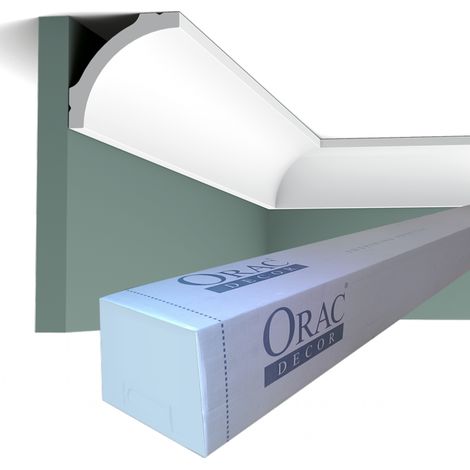 Carton complet de 40 mètres CB522 Corniche plafond Orac Decor - 6,7x6,7x200cm (h x p x L) - moulure décorative polystyrène