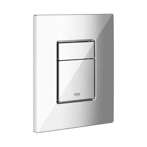 Grohe Skate Cosmopolitan placca di azionamento per cassette di sciacquo da incasso cromo in Abs piastra di comando per scarico bagno (1/5)