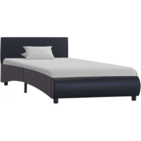 Maison Exclusive - Giroletto con LED Nero in Similpelle 100x200 cm