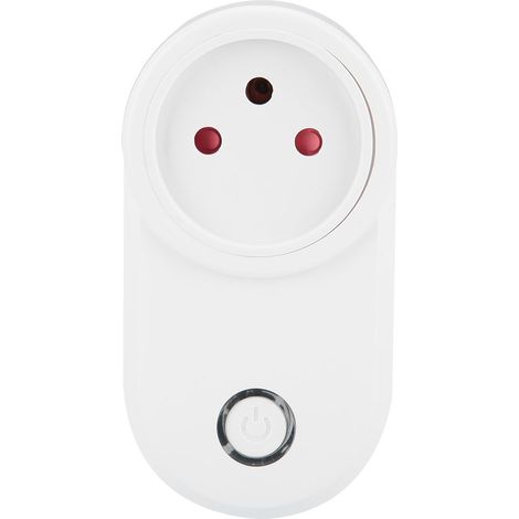 Ortviai Prise intelligente WiFi avec commande vocale – 10 A, 2200 W, prise israélienne (1/5)