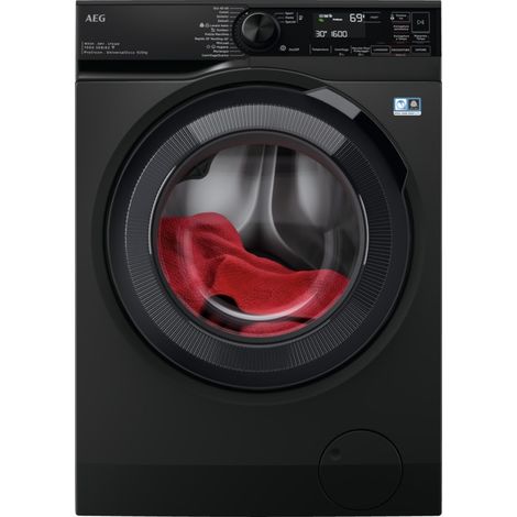AEG Lavasciuga 10+6 Kg Classe D/A 1600 Giri MADE IN ITALY LWR7BLACK. Tipo di carica: Caricamento frontale, Posizionamento dell'apparecchio: Libera installazione, Colore del prodotto: Nero. Capacità... (1/5)
