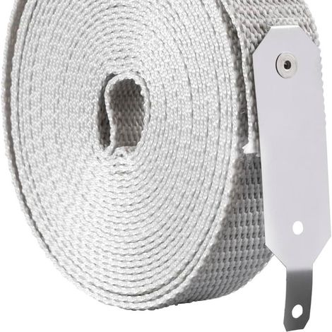 Venetian blind roller blind webbing repair kit: 5 meters of gray webbing + 7-shaped nails, rivets, stickers, and metal plates. (1/5)