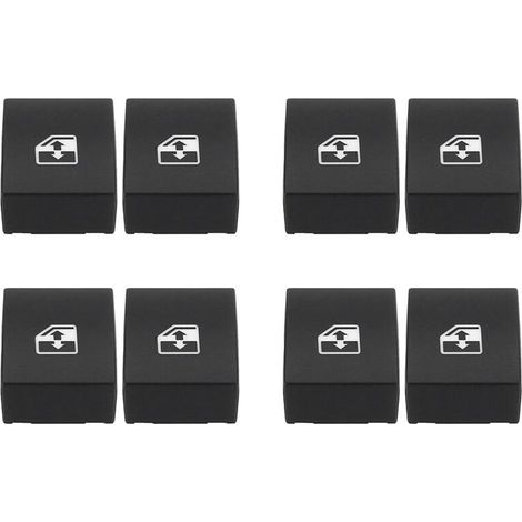 Juego de 8 piezas de cubiertas para interruptores de elevalunas eléctricos para Opel Astra Mk5 H 04-10, Opel Zafira B 05-11/Opel Tigra B 04-09 (13228881)
