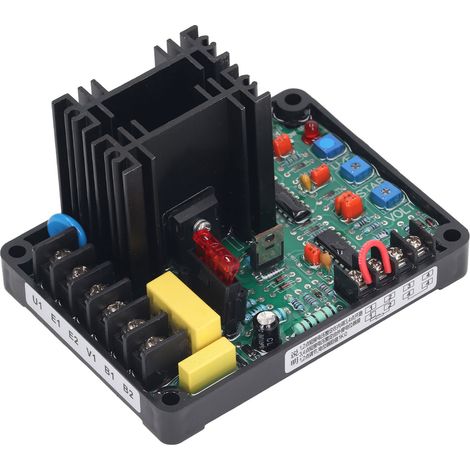 Régulateur automatique de tension pour générateur, protection basse fréquence, démarrage progressif, AVR 180‑276VAC, sans balais. (1/5)