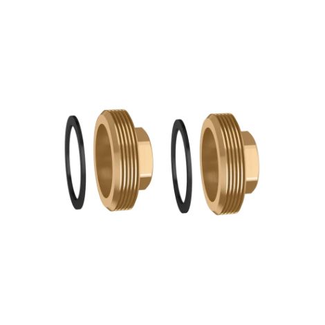 Stopfenpaar mit Dichtung für unbenutzte Shunts Caleffi 559001 1 1/2"M
