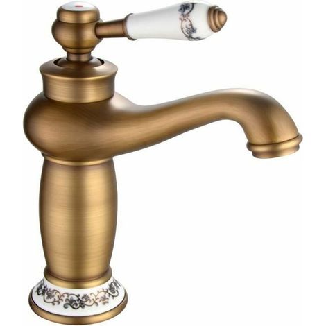 ROUSSEAU Mitigeur lavabo MARPLE vieux bronze