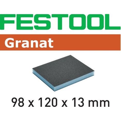 Festool Esponja de lijado 98x120x13 220 GR/6 Granat