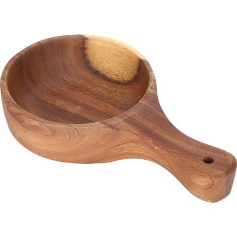 Saladier en bois avec anse, de qualité alimentaire, pour servir le kimchi et les fruits. Accessoires de cuisine pour la maison.