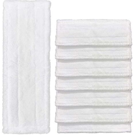 Lot de 8 Bonnette Nettoyeur Vapeur Pour Karcher Easy Fix SC2, SC3, SC4 Bonnettes Lingettes de Rechange Chiffons en Microfibre Lingettes Remplacement pour le Nettoyeur à Vapeur Serpillere Balai Vapeur (1/4)