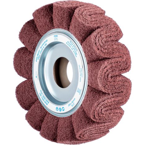 PFERD TOOLS POLINOX Vlies-Schleifrad PNG Ø 200x50mm Bohrung-Ø 44 mm A180 für Feinschliff und Finish (1/4)