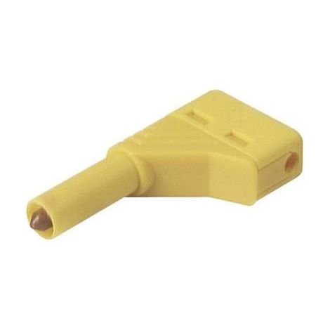 Sks-hirschmann 4250260208586 Conector banana macho amarillo