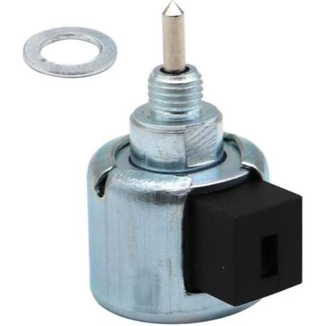 Carburant en Carburant Solénoïde d'arrêt de Commande pour Moteurs à pelouse, Accessoire de Moteur Remplacement pour Le carburateur Petits Moteurs et l'équipement Jardin (1/5)
