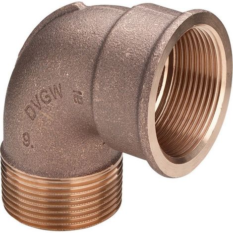 Racord Viega 3092 codo 90° latón 3/8 pulgada