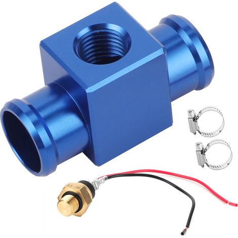 Sensor de temperatura (azul) para termostatos, temperatura del agua y ventiladores de refrigeración del radiador para motocicletas, vehículos todo terreno y vehículos todoterreno. (1/5)