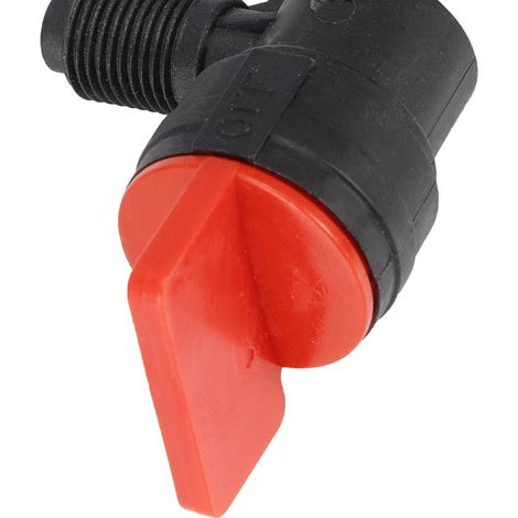 Interrupteur de Robinet à 90 Degrés pour Tuyau de Carburant de 1/4" - Pièce de Rechange pour Valve de Coupe -KZQ (1/5)