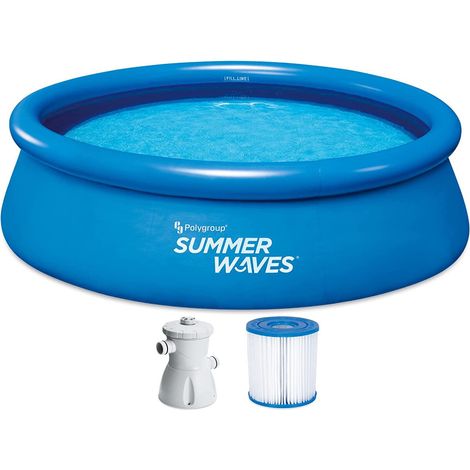 PISCINA REDONDA HINCHABLE 305X76 C/DEPURADORA 3.982 L (1/5)
