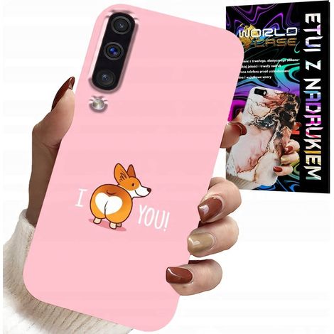 Hülle für Samsung A50 / A30S – lustiges Muster, „Ich liebe dich“-Hundehülle (1/5)