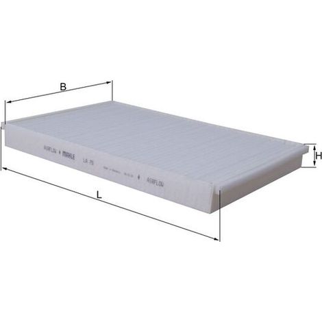 Kabinenfilter LA75 Knecht (1/2)