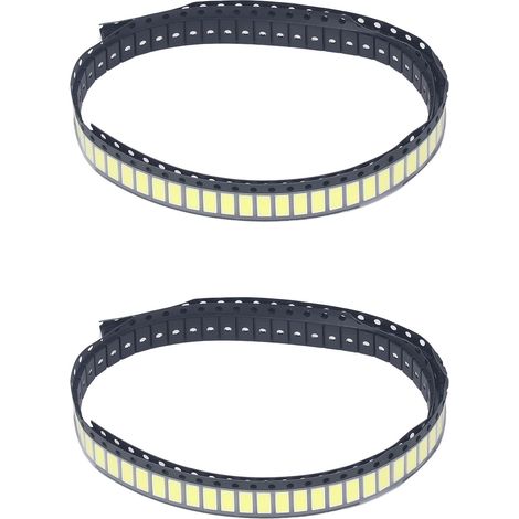 200 Stück weiße 6V SMD-LED-Lichtperlen, Farbtemperatur 6000–6500K, für LCD-TV-Hintergrundbeleuchtung (1/5)
