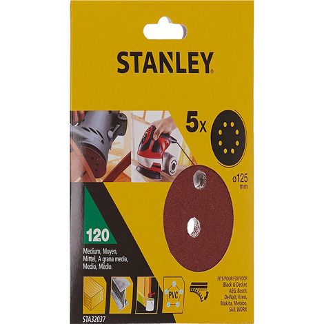 Disco Stanley Carta Abrasiva Levigatrici STA32037 120 gr