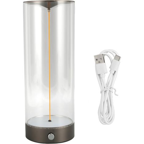 Veilleuse de chevet tactile à intensité variable, chargement USB, lampe de Table LED minimaliste pour chambre à coucher, table de chevet L