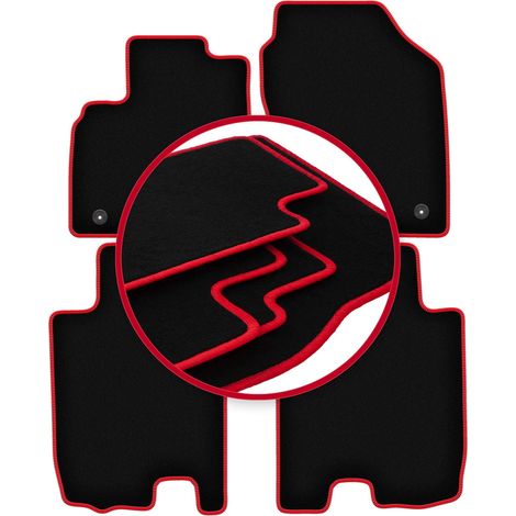 Tappetini auto CARLUX-RED per: Honda City V FL berlina (2011-2013) (1/5)