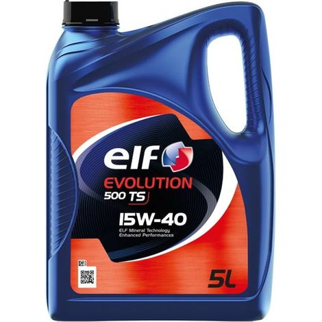 Olio ELF OIL 15W40 5L EVOLUTION 500 TS SL/CF / A3/B3 / 229.1 / 501.01 505.00