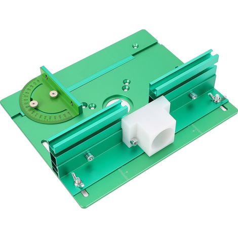 Plaque d'insertion en aluminium pour table de défonceuse, établi de menuisier, base rabattable pour machine à graver et à découper C8 Vert (1/5)