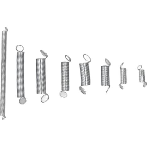 Lot de 200 ressorts traction compression assortiment acier galvanisé C75 pour réparation bricolage (1/5)