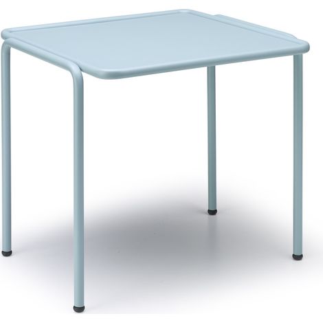 Table d'appoint, Table d'appoint métal outdoor indoor, 41 x 41 cm Bleu en Metal, Scab design (1/5)