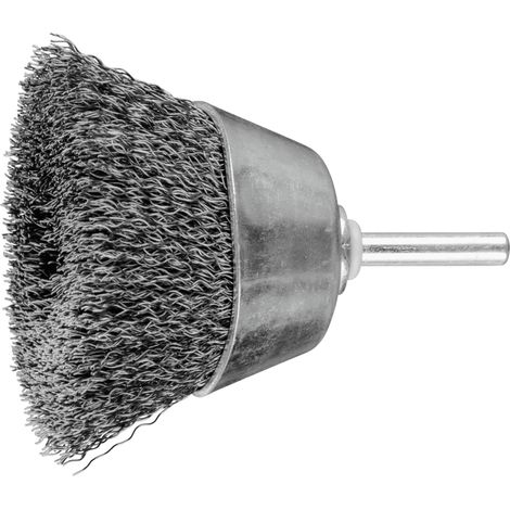 PFERD TOOLS Topfbürste ungezopft TBU Ø60mm Schaft-Ø6 mm Stahl-Draht-Ø0,30 10 Stk
