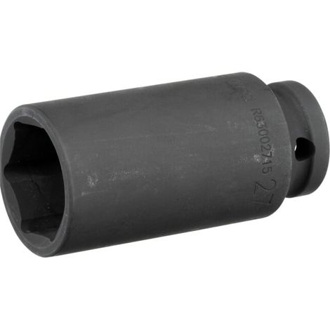 Gedore red Douille pour clé à chocs, 1/2" 12,5 mm entraînement, 6 pans, 27 mm, longue, actionnée par machine, Auto/KFZ, R63002715 (1/5)