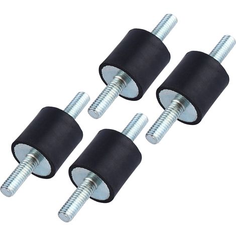 Support anti-vibration pour pompe à air, silentblocs caoutchouc M6 20x20mm, amortisseur de chocs pour compresseur