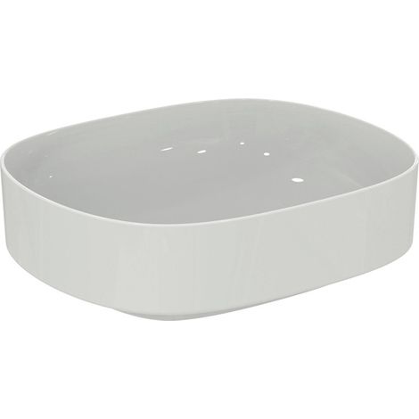 Lave-mains à poser IS Linda-X sans trou, sans robinet, 450x380x130 mm, blanc avec IdealPlus