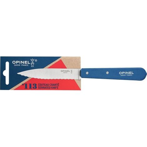 Couteau de cuisine Opinel crante n113 lame dentelée 10 cm (1/2)